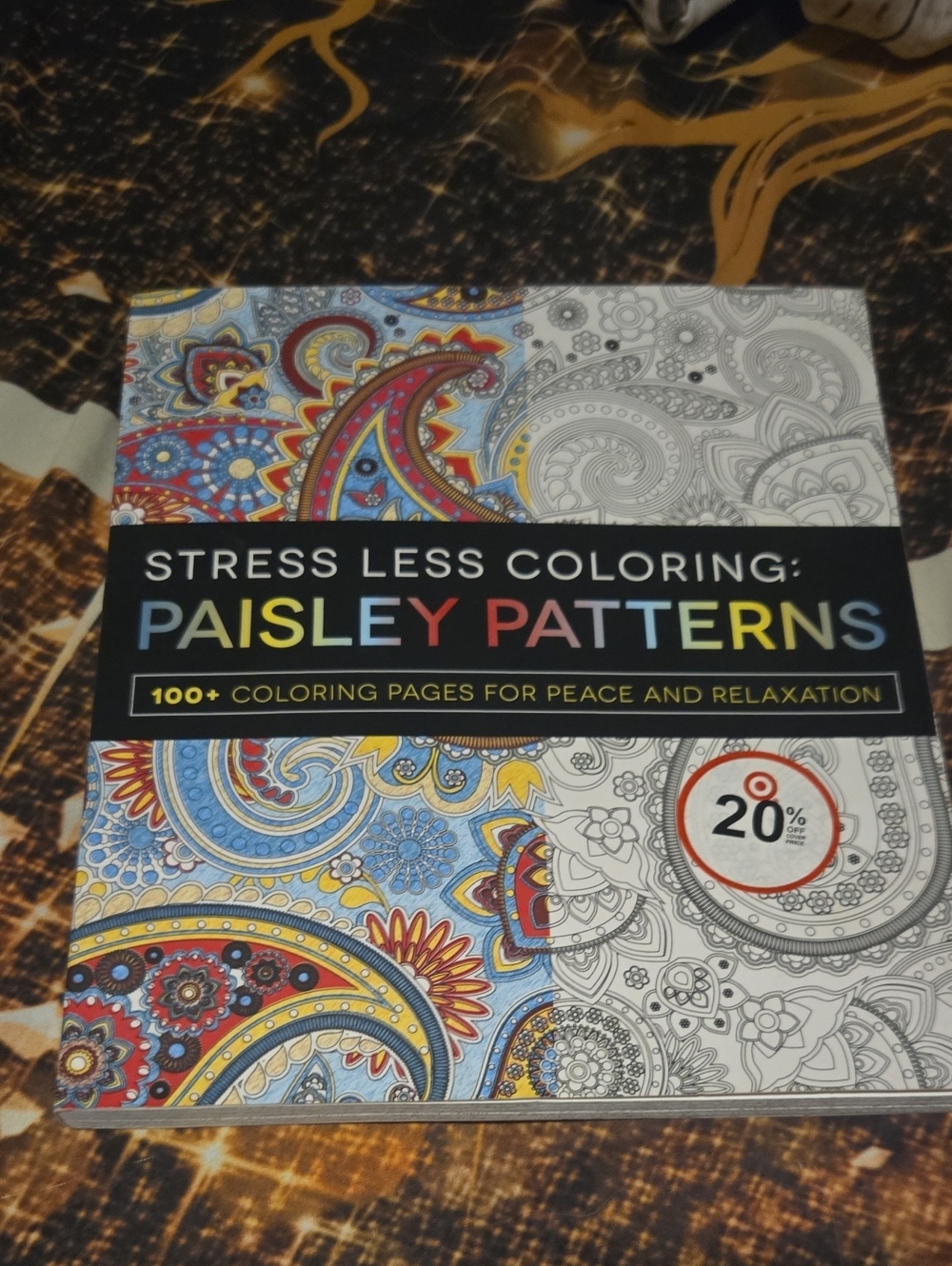 Stress Less Coloring: Paisley Patterns Coloring Book - Multicolor